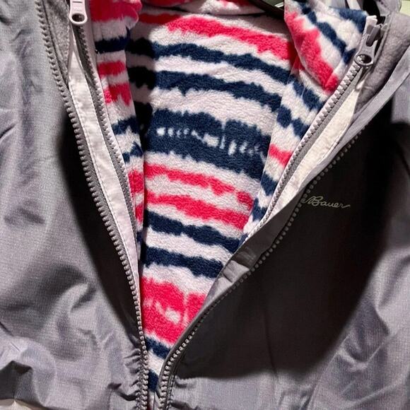 Eddie Bauer Girl's Jacket Coat 3 in 1 System Paradise Lilac Small NWT - Picture 7 of 8